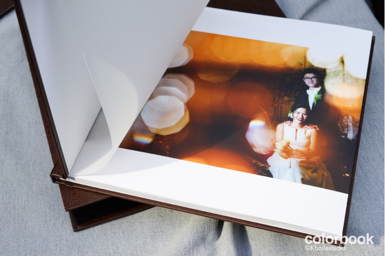 Bộ sưu tập PHOTOBOOK MỞ PHẲNG NGHỆ THUẬT - BÌA DA BÒ ÉP BẠC